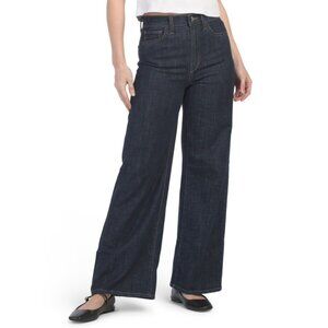 JOE'S Dark Wash The Mia Petite Wide Leg Jeans